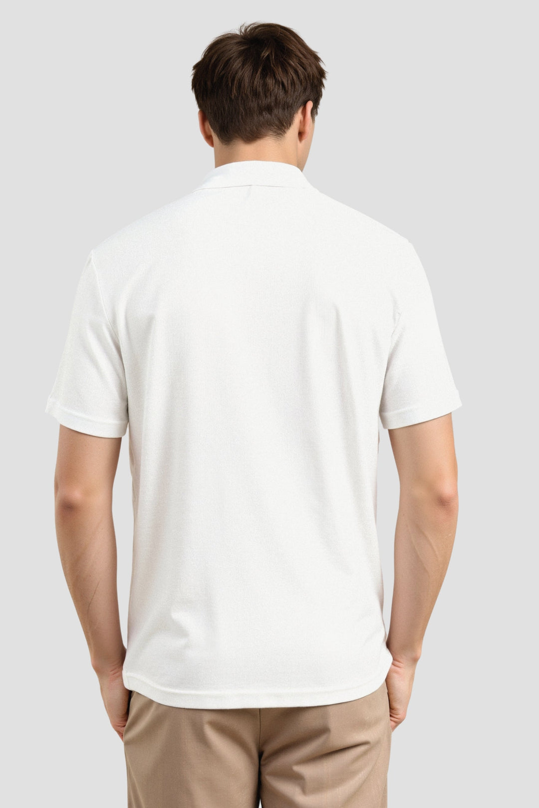 Old Money Casual Ripples Pattern Short Sleeve Shirt