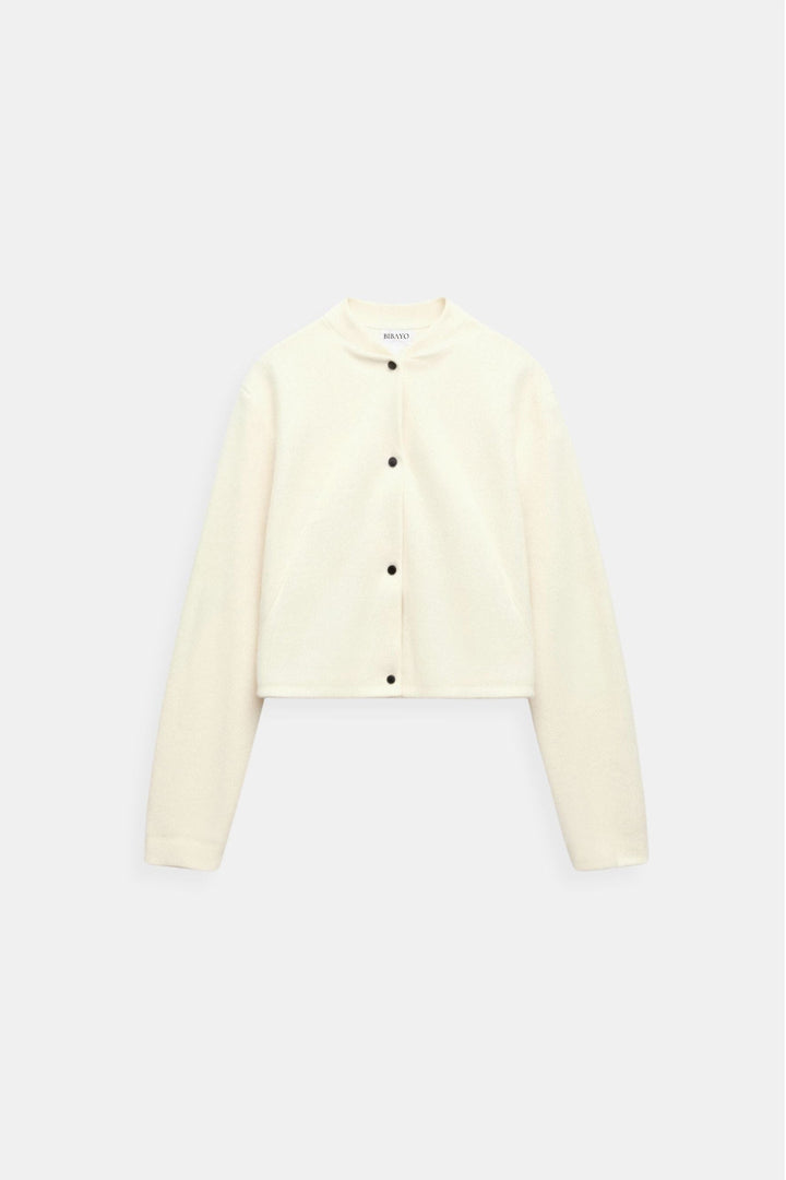 Short Elegant Women's Bomber Jacket