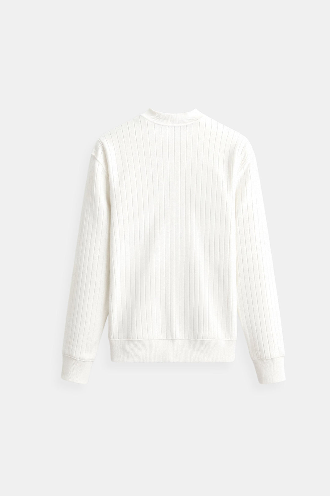 Old Money Men's Ribbed Long Sleeve Solid Knitted Sweater