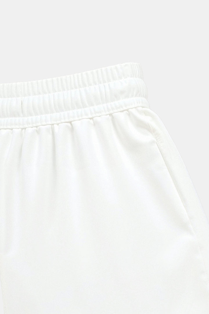 Old Money Elastic Waist Loose Drawstring Straight Leg Pants