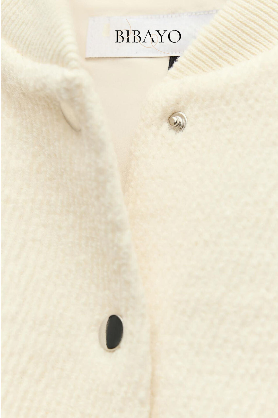 Short Elegant Women's Bomber Jacket