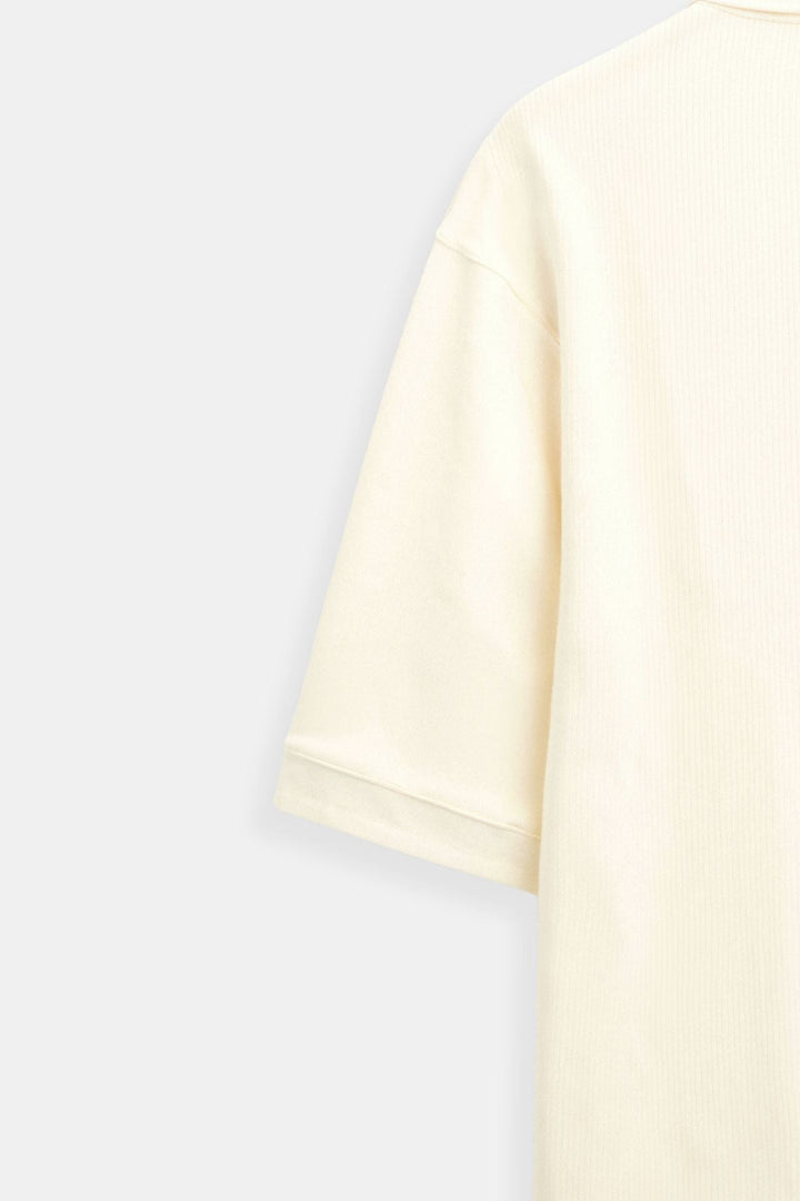 Old Money Woolen Structure Polo T-Shirt