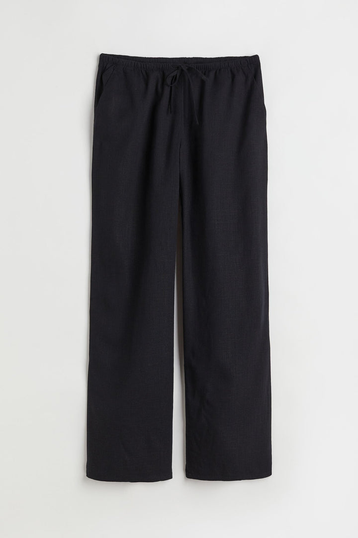 Old Money Classic Linen Loose Gruty Pants